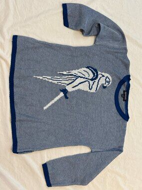 Putorti Blue Parrot Knit Sweater
